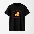 Just a Girl Who Loves Her Cat - Round Neck Unisex T Shirt