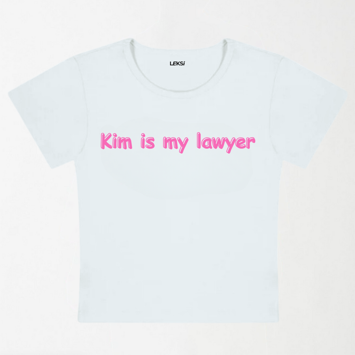 Kim Is My Lawyer Y2K Baby Tee