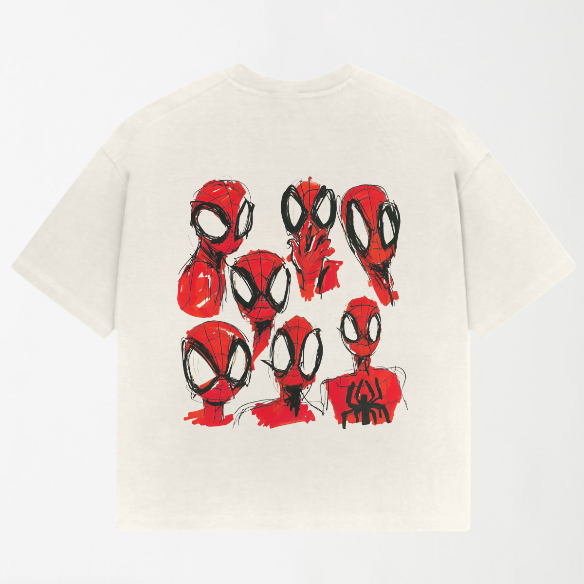 LEKSI Spider Crew Oversized Tee