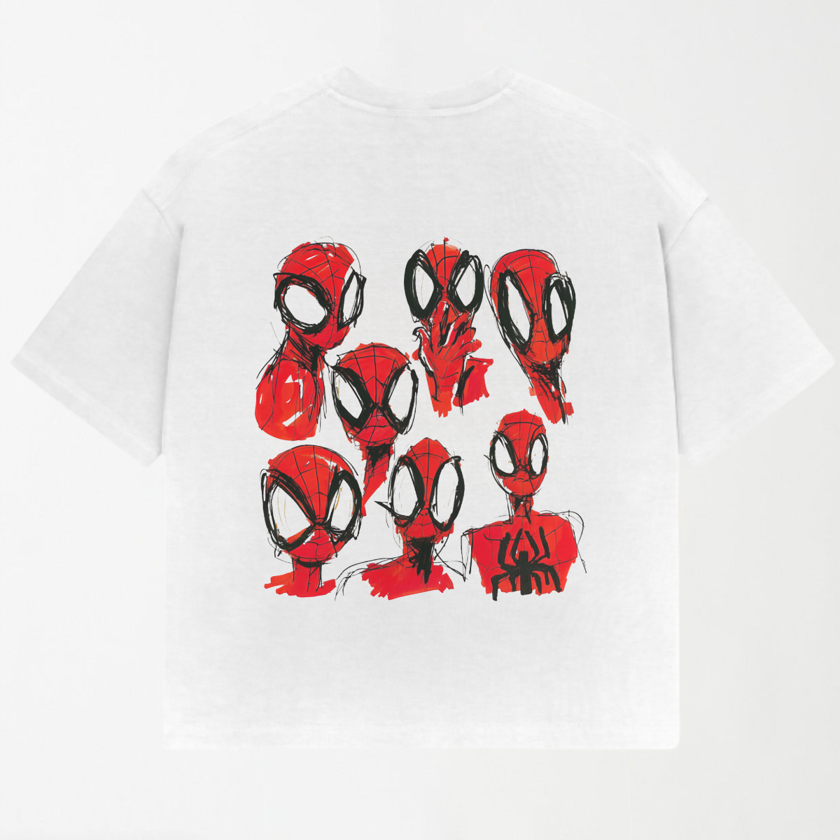 LEKSI Spider Crew Oversized Tee