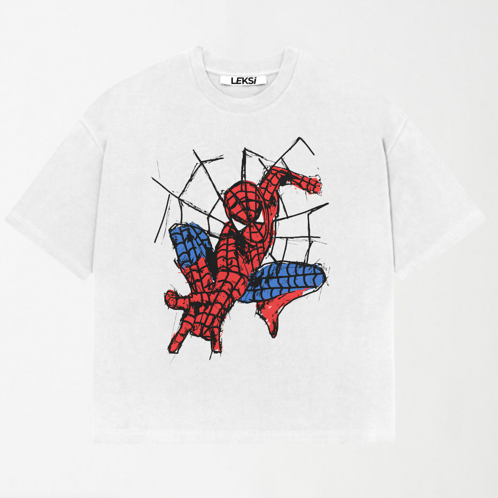 LEKSI Spider Hero Oversized Tee