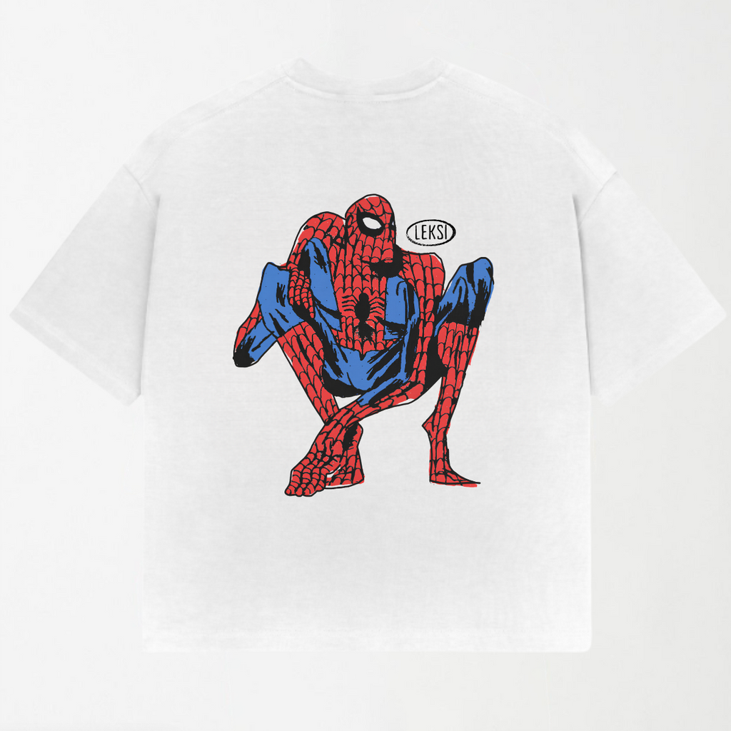 LEKSI Spider Hero Oversized Tee