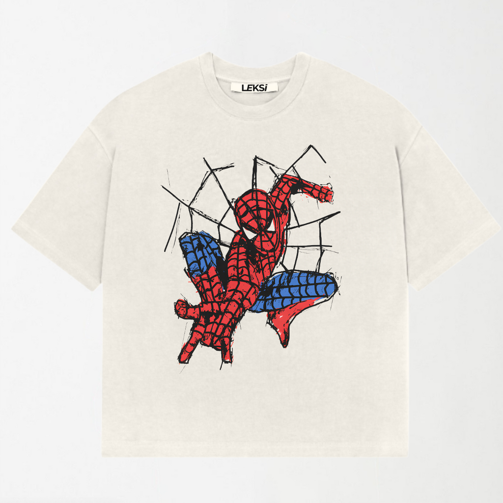 LEKSI Spider Hero Oversized Tee