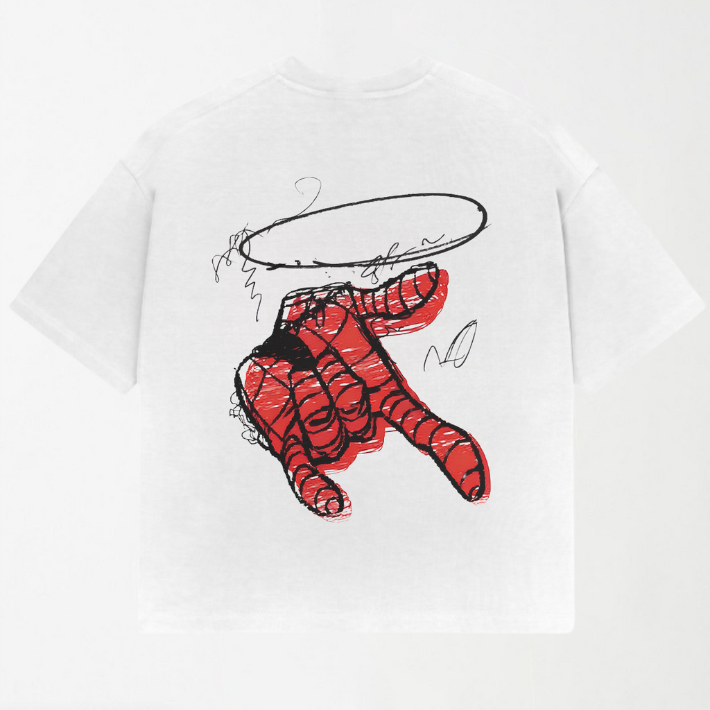 LEKSI Unmasked Sketch Oversized Tee