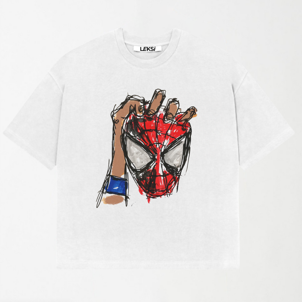 LEKSI Unmasked Sketch Oversized Tee