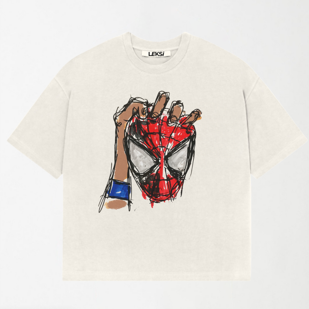 LEKSI Unmasked Sketch Oversized Tee
