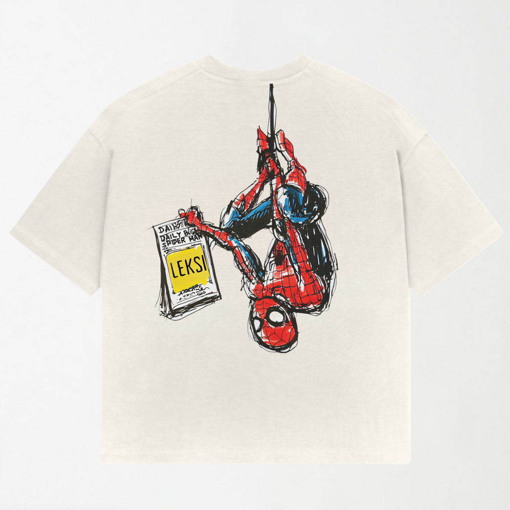 LEKSI Web Slinger 🕷️ Oversized Tee