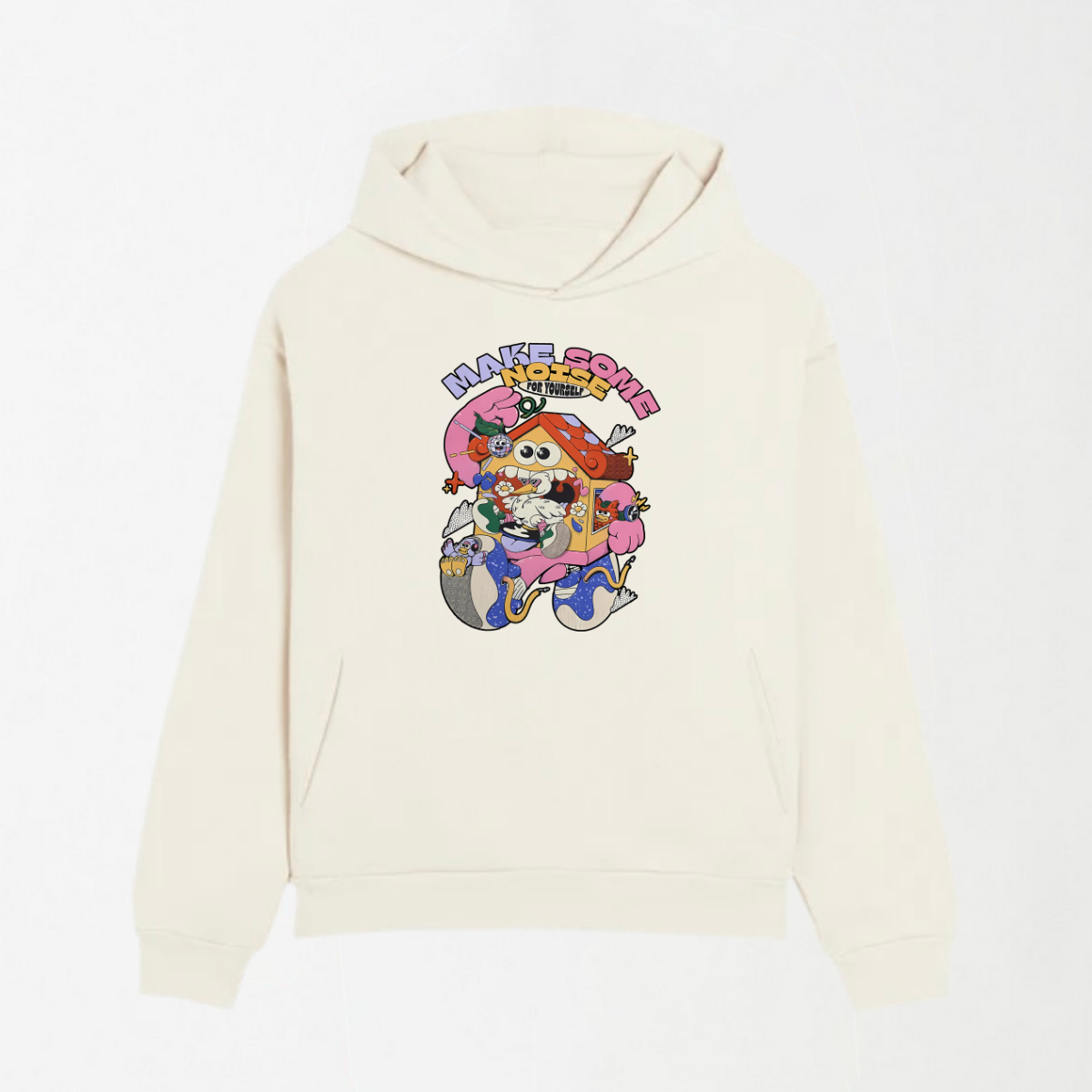 Make Some Noise - Graphic Hoodie