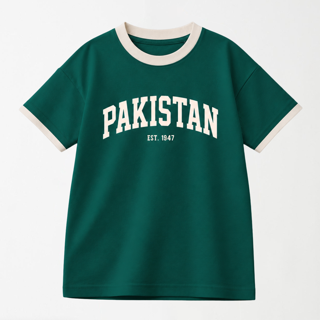 Heritage 1947 Collegiate Ringer Kids Tee