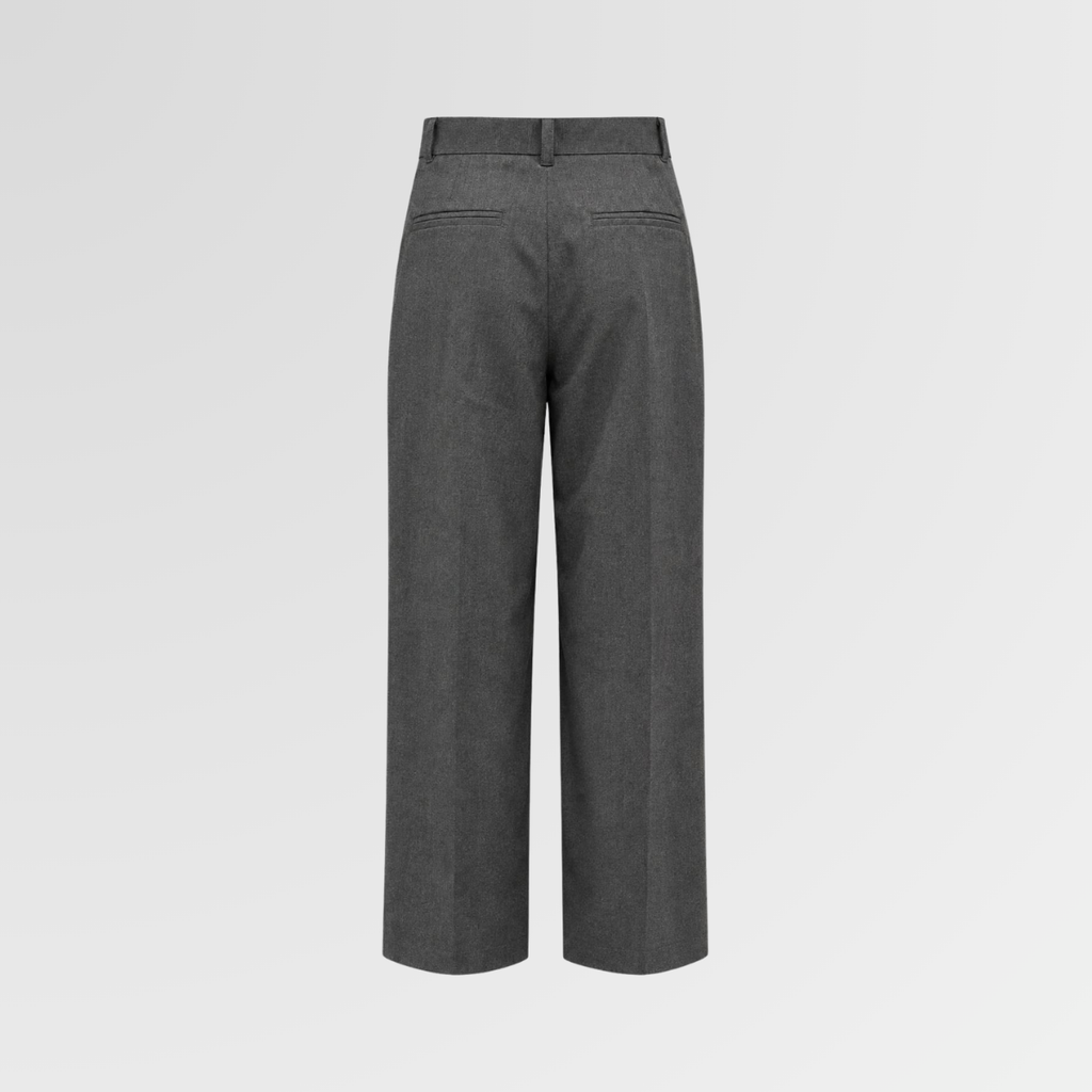 Classic Pleated Wide-Leg Pants