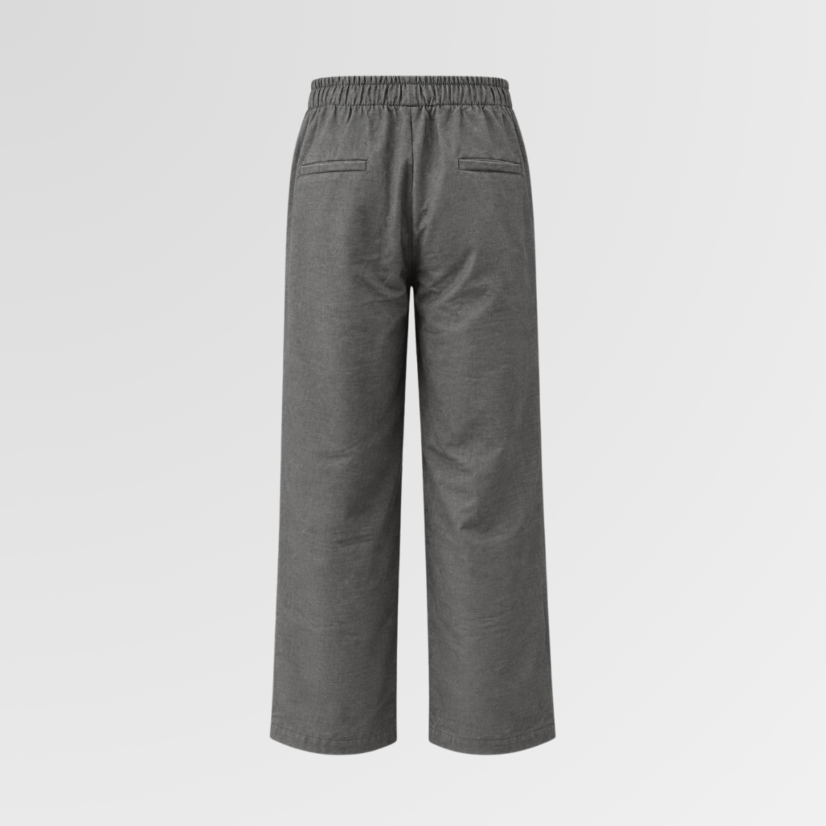 Charcoal Grey Wide-Leg Pants