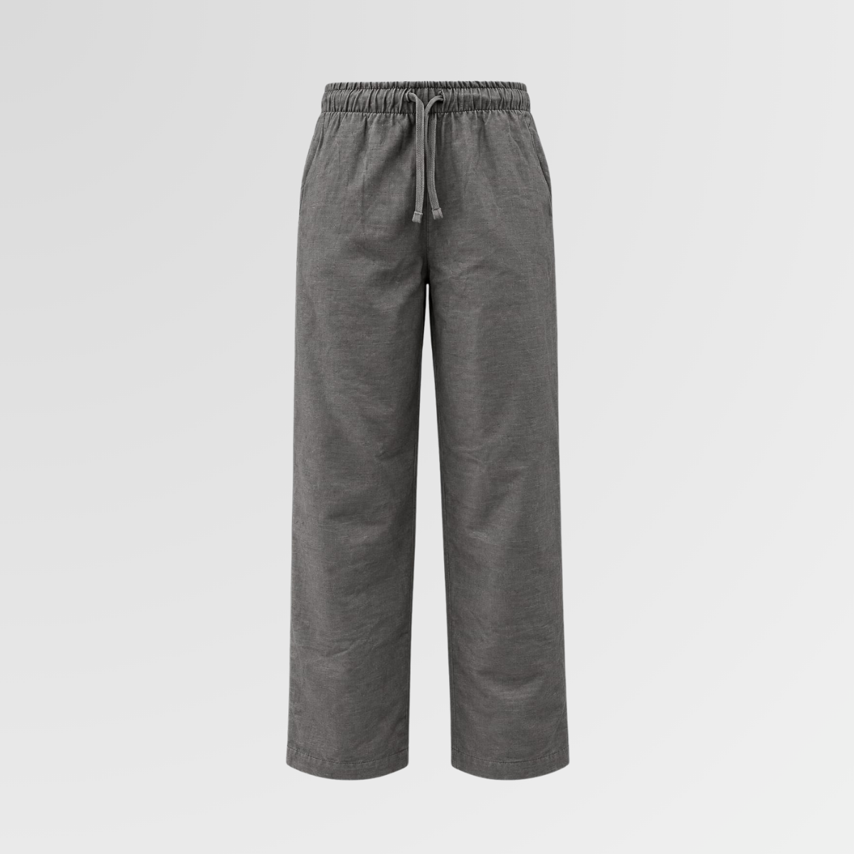 Charcoal Grey Wide-Leg Pants