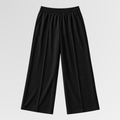 Carbon Wide-Leg Pull-On Trousers
