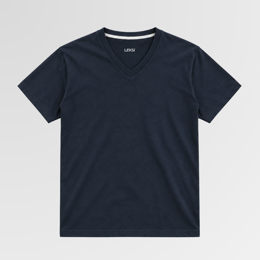 Navy Blue V-Neck T-Shirt