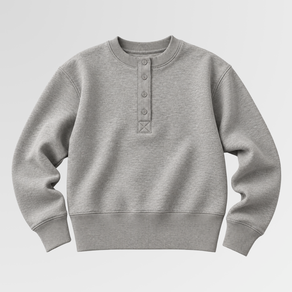 The Mercer Henley Sweatshirt