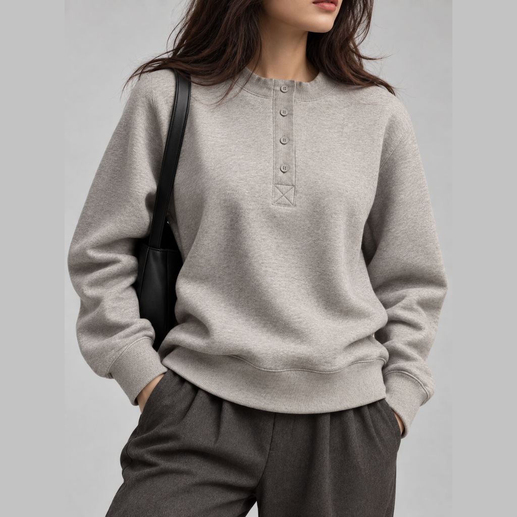 The Mercer Henley Sweatshirt