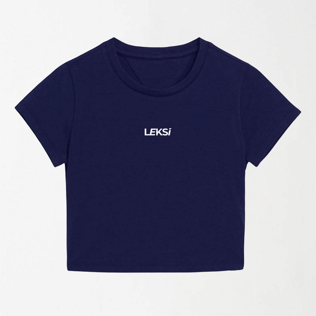 Redefined Navy Blue Cropped Top