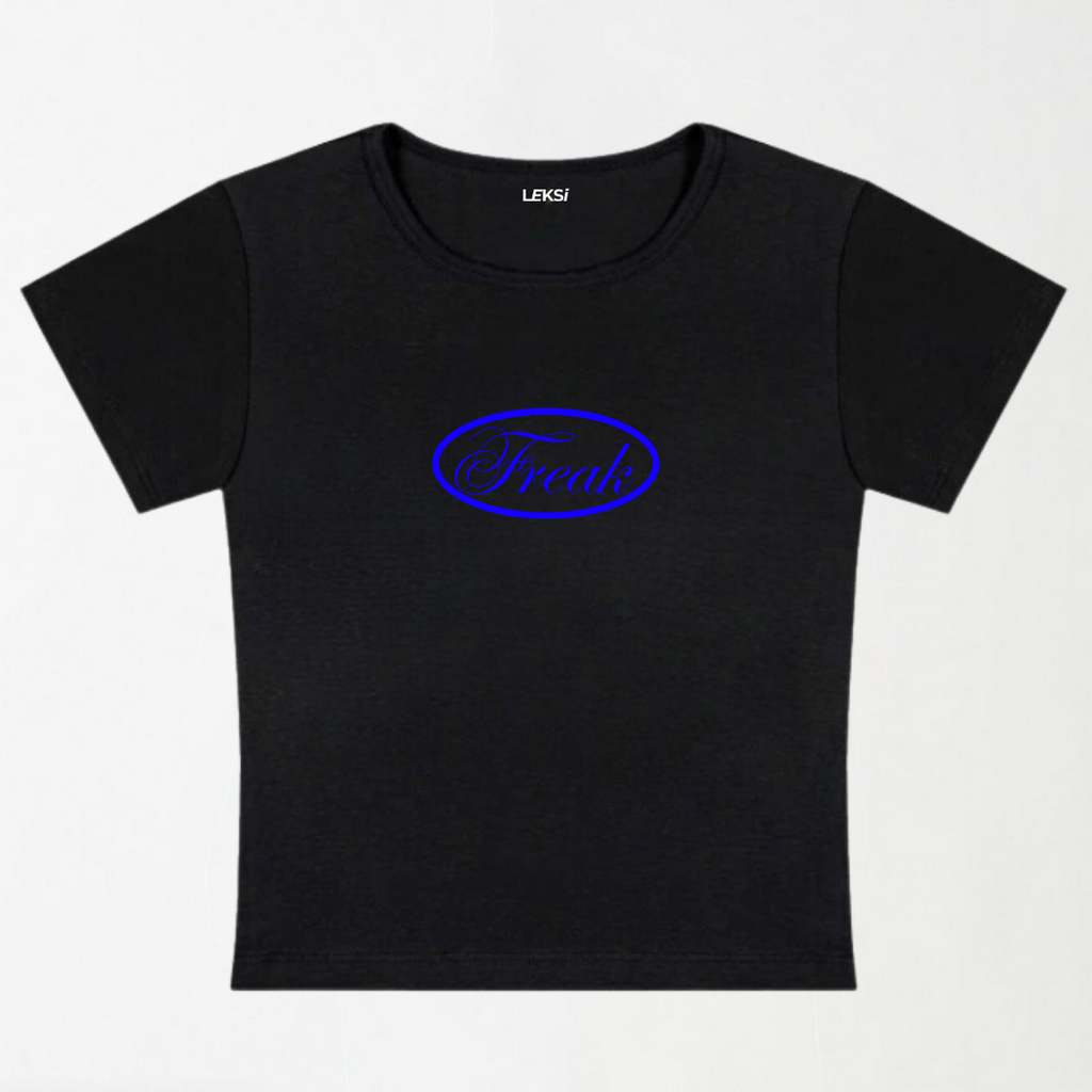 Oval Freak Y2K Baby Tee