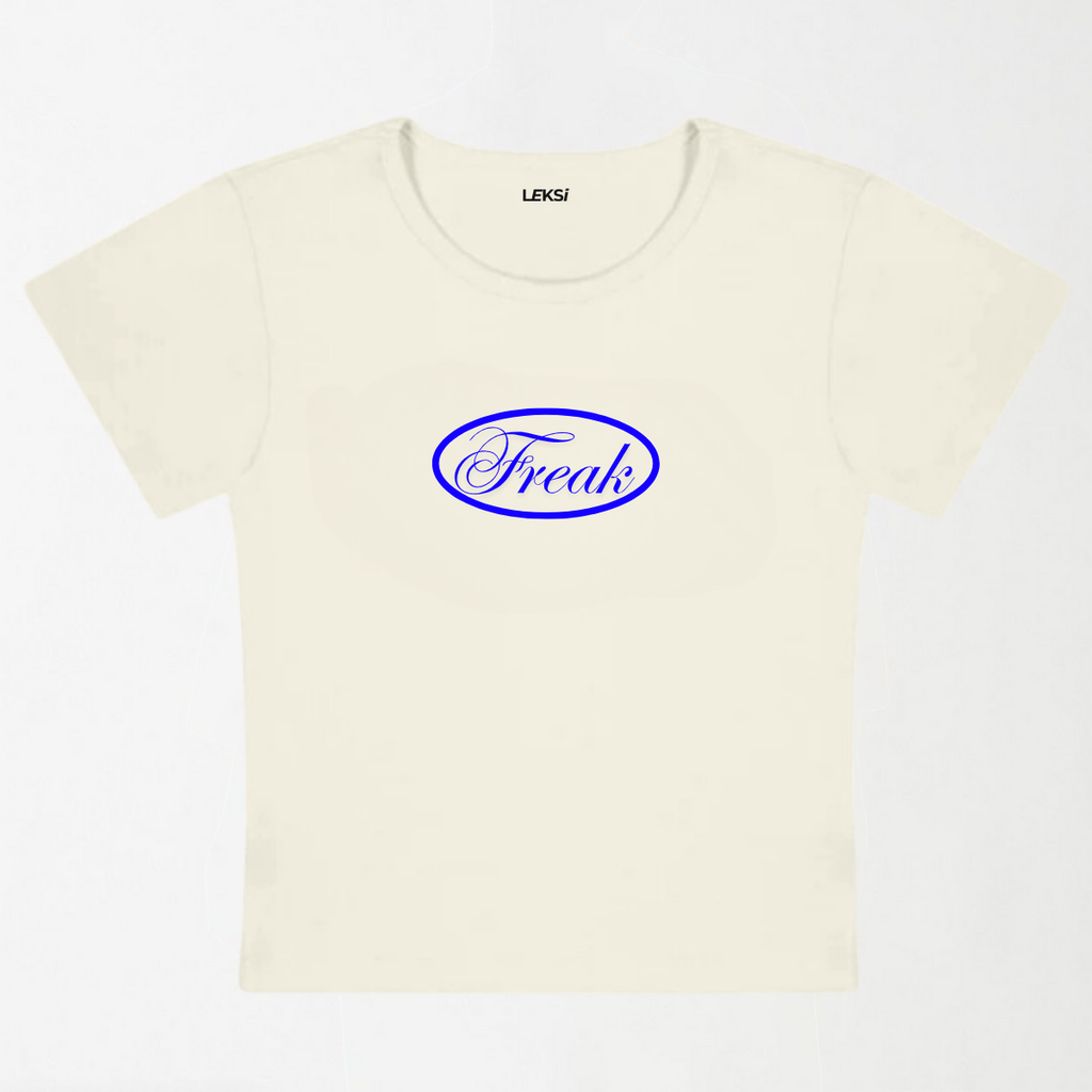 Oval Freak Y2K Baby Tee