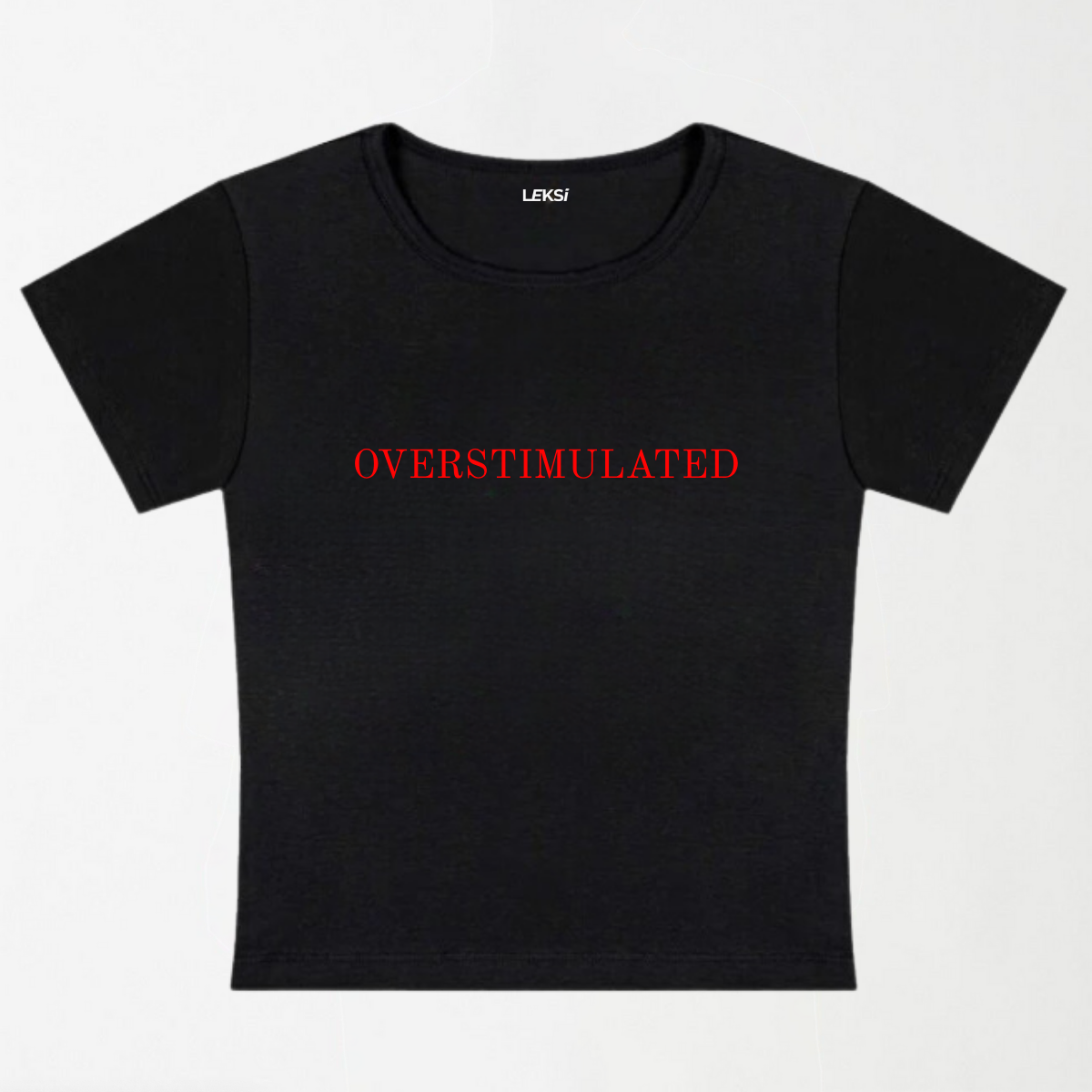 Overstimulated Y2K Baby Tee