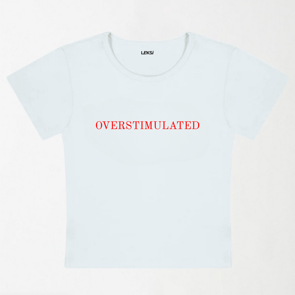 Overstimulated Y2K Baby Tee