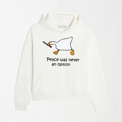 Peace Was Never An Option - Graphic Hoodie