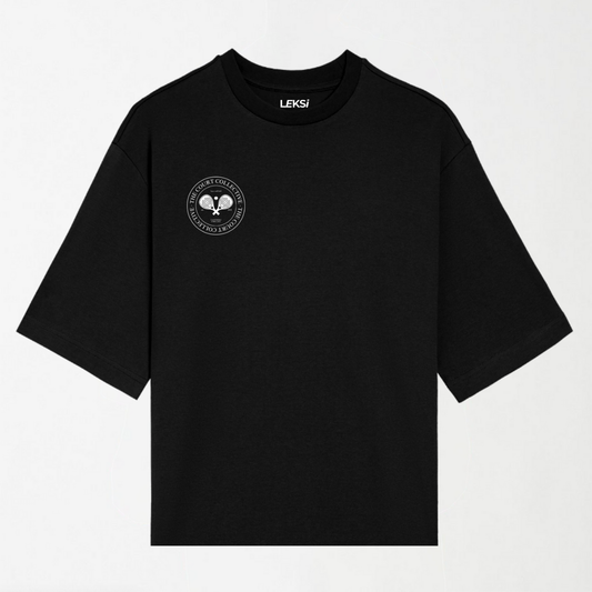 The Court Collective Black Unisex Oversized Padel