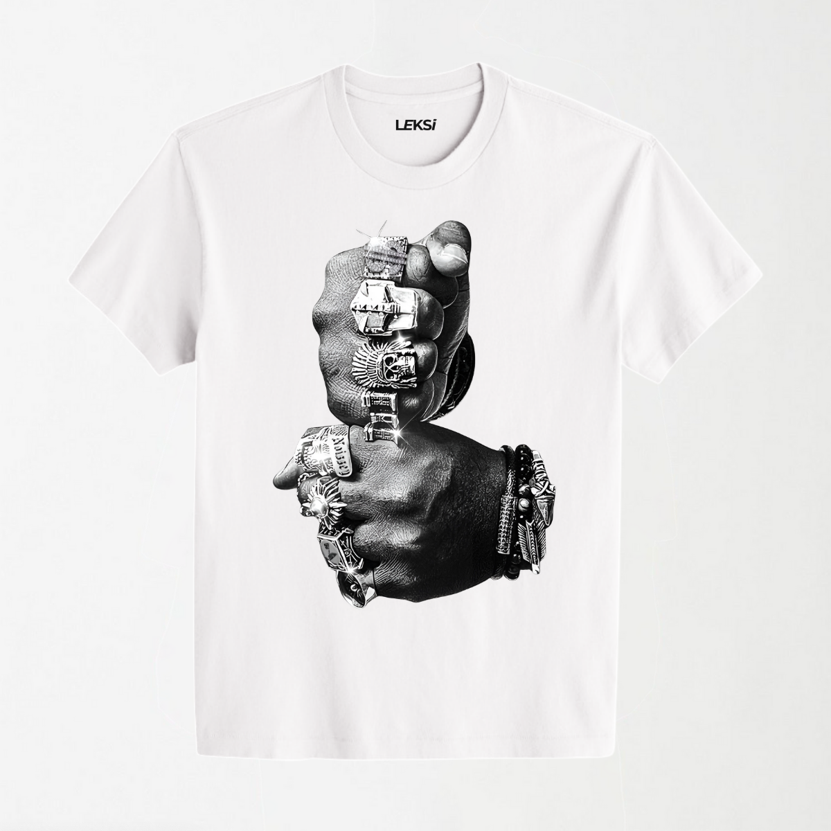 Power Hand - Round Neck Unisex T Shirt