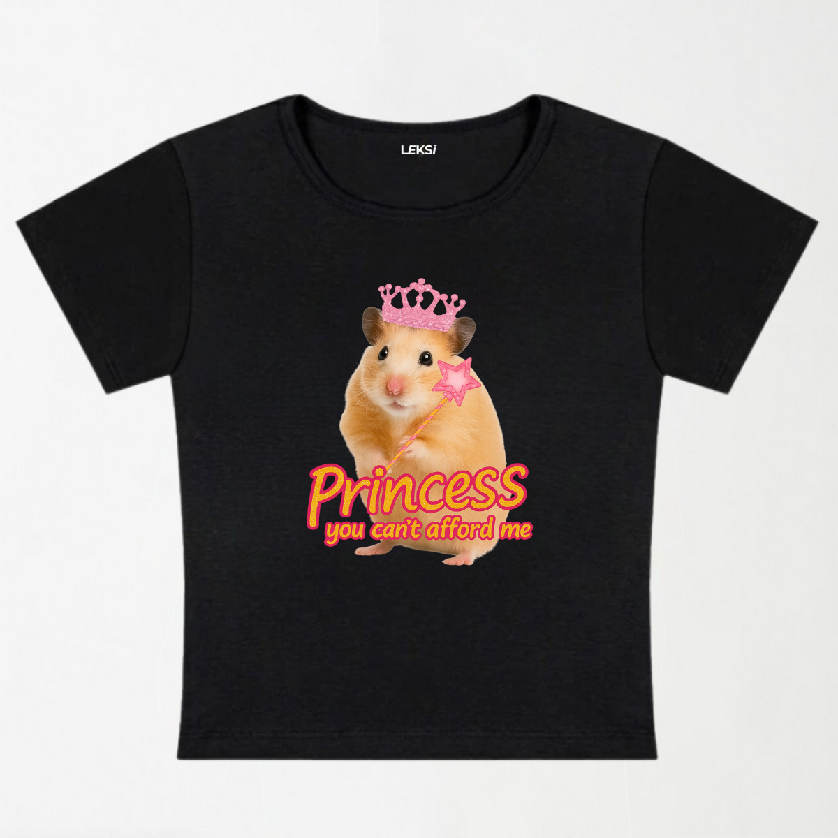 Princess You Can't Afford Me Y2K Baby Tee