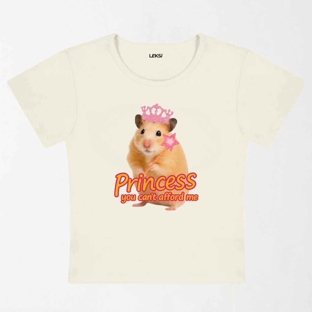 Princess You Can't Afford Me Y2K Baby Tee
