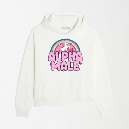 Rainbow Unicorn Alpha Male - Graphic Hoodie