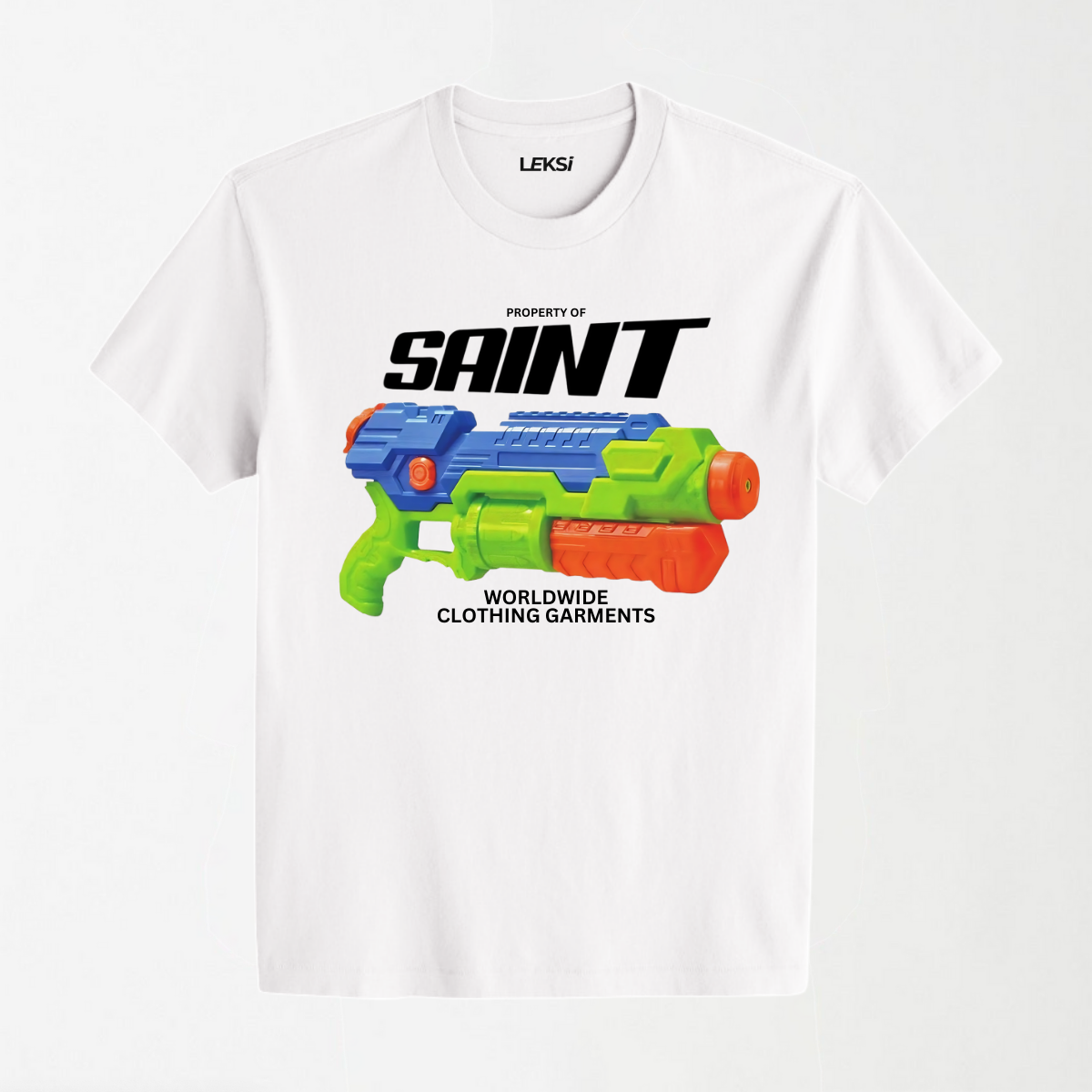Saint Water Gun - Round Neck Unisex T Shirt
