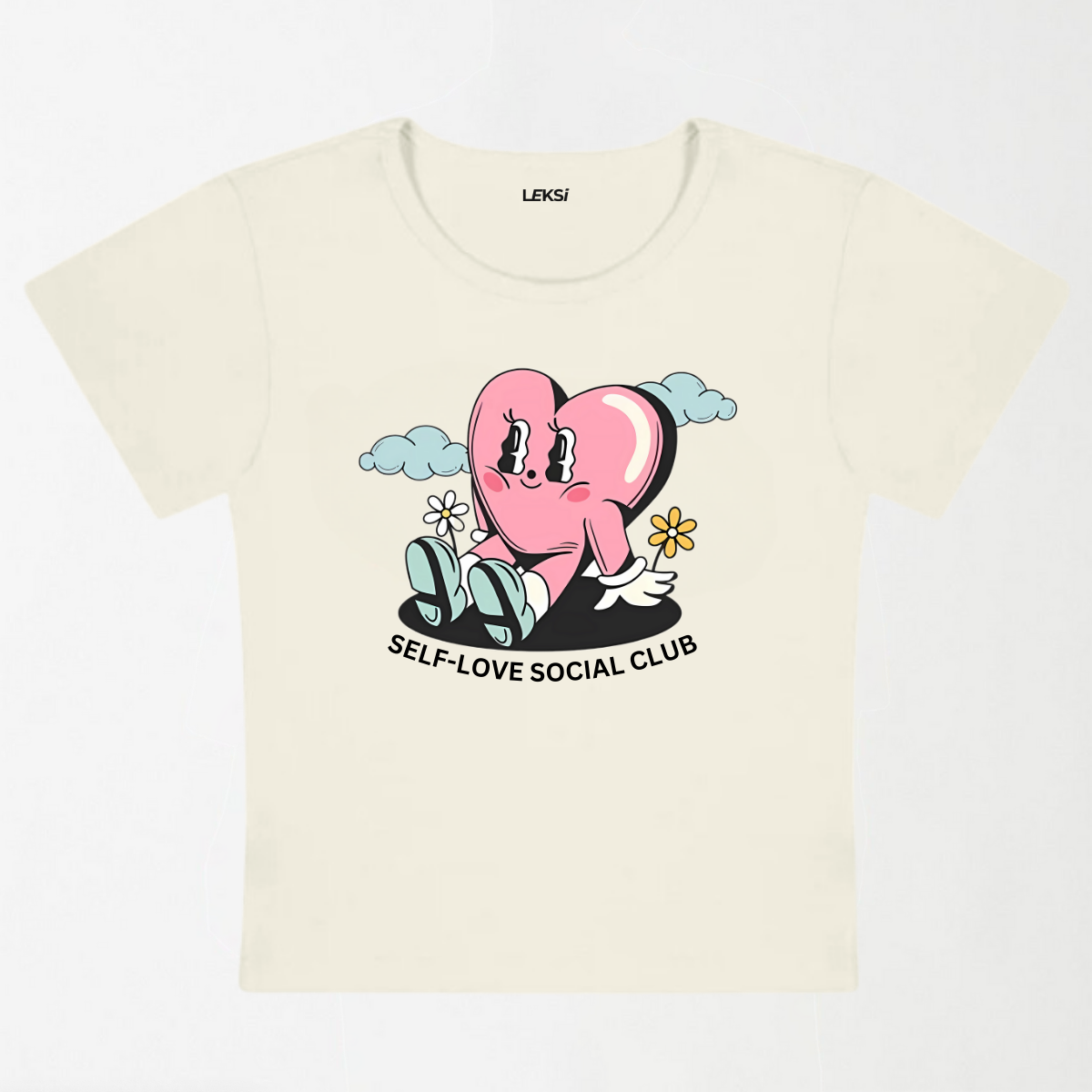 Self-Love Social Club Y2K Baby Tee