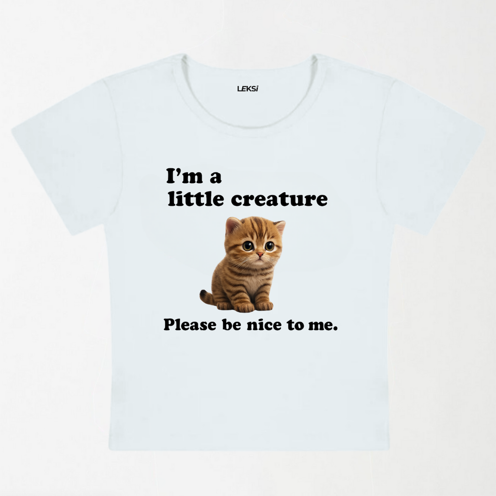 Sensitive Little Creature Y2K Baby Tee