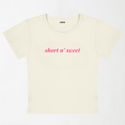 Short N' Sweet Y2K Baby Tee