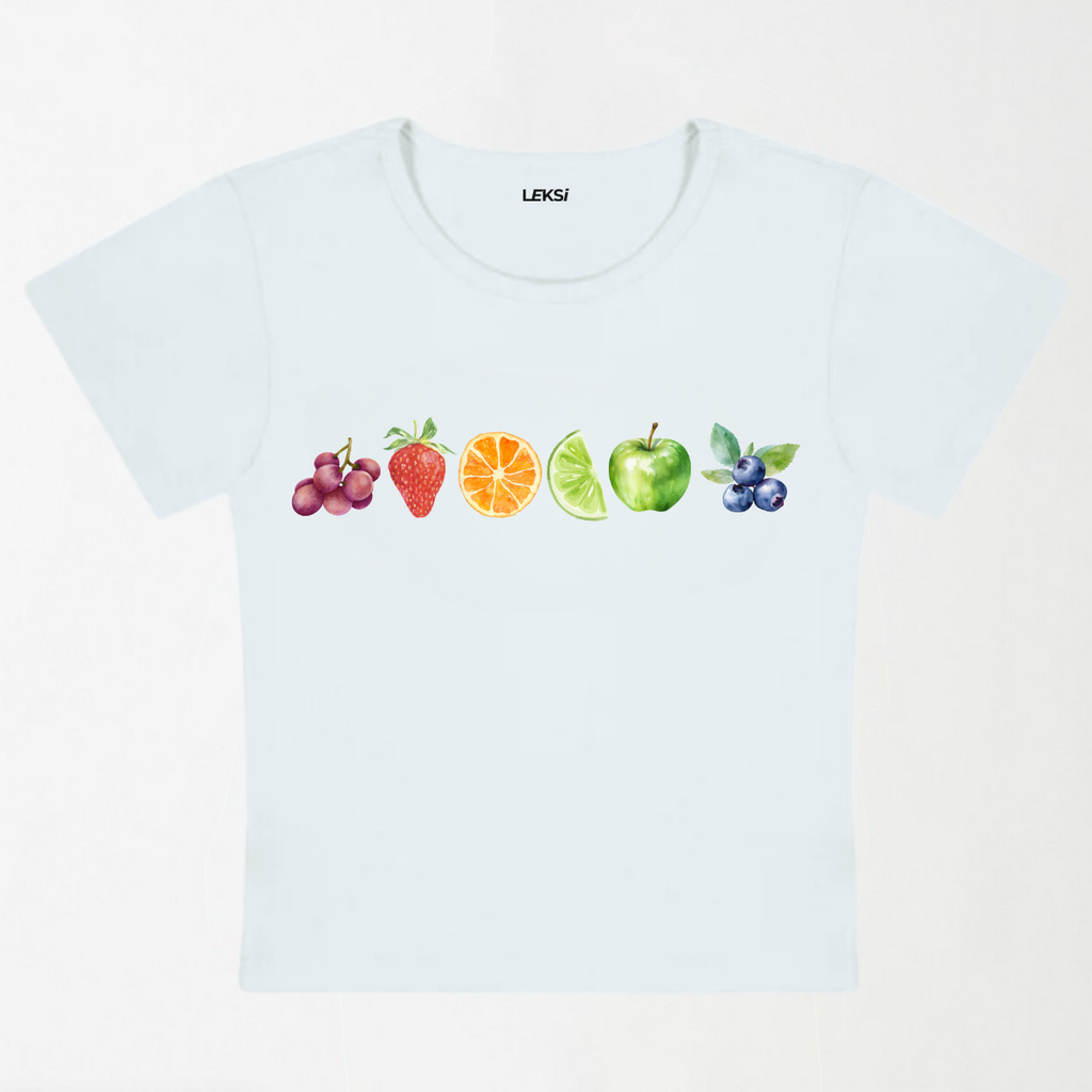 Six Fruties Y2K Baby Tee