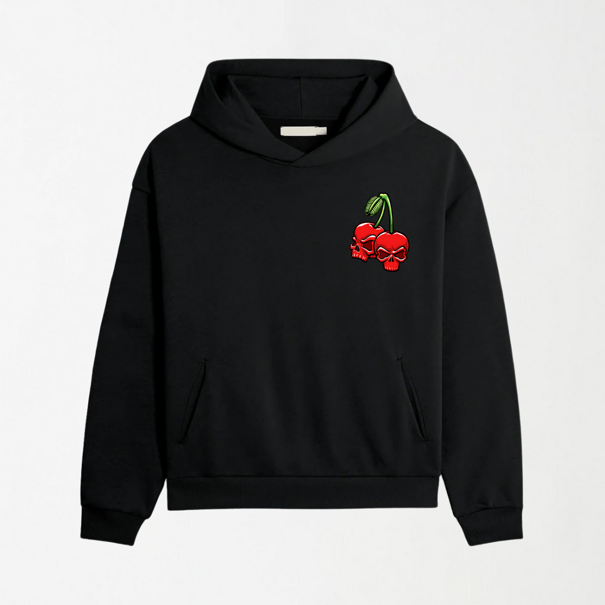 Skull Cherry Halloween - Graphic Hoodie