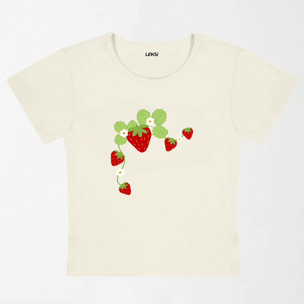 Strawberry Vine Y2K Baby Tee