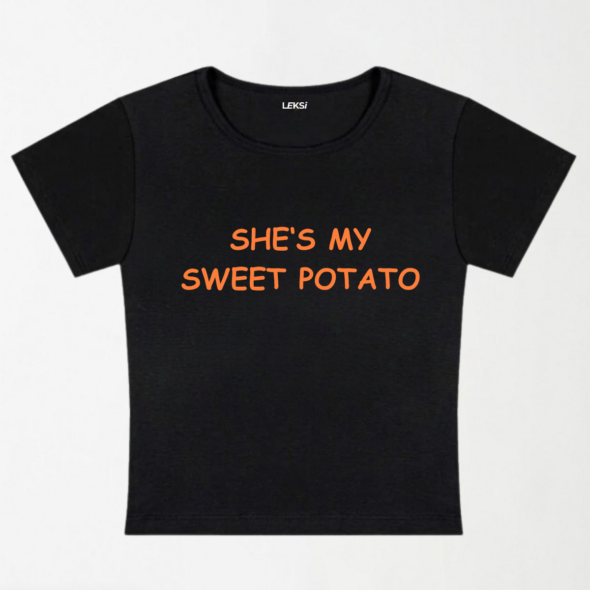 Sweet Potato Y2K Baby Tee