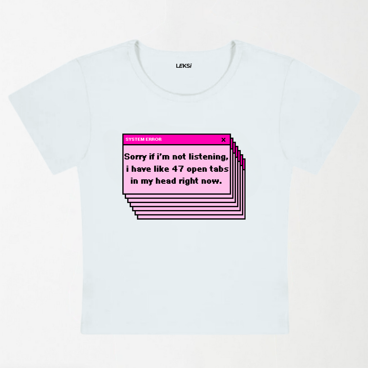 System Error Y2K Baby Tee