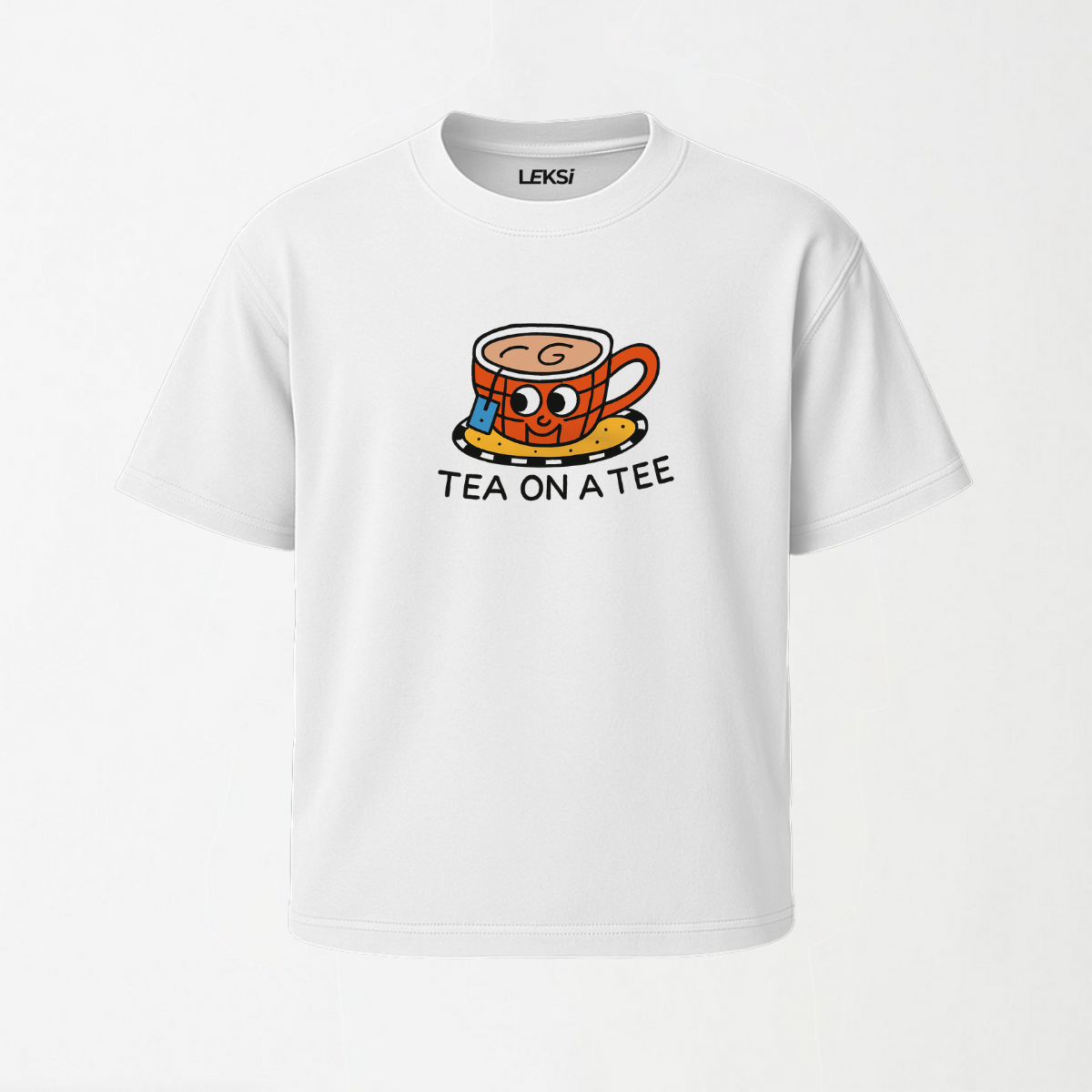 Tea on a Tee - Round Neck Unisex T Shirt