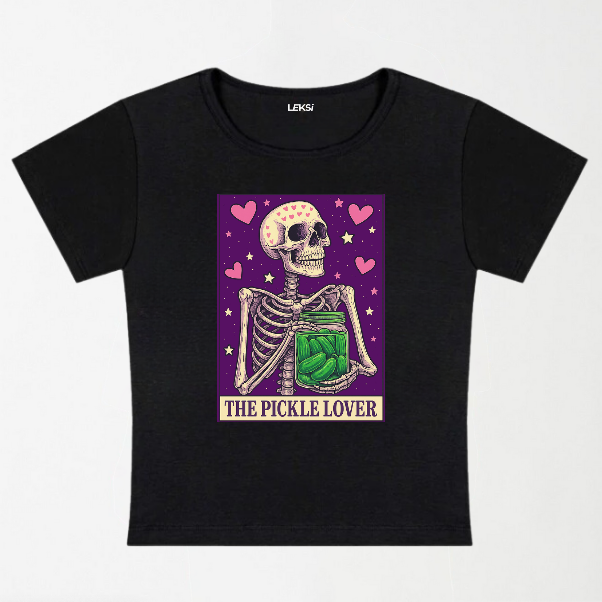 The Pickle Lover Y2K Baby Tee