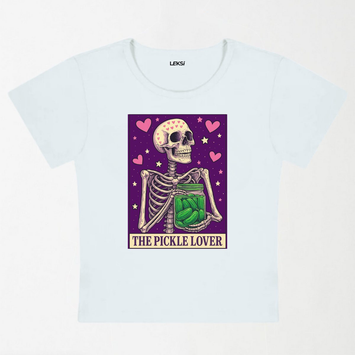The Pickle Lover Y2K Baby Tee