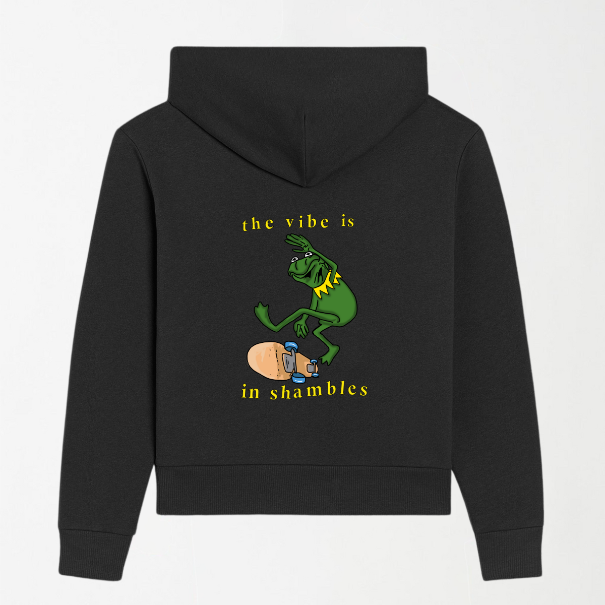 The Vibe Is In Shambles - Black Graphic Hoodie