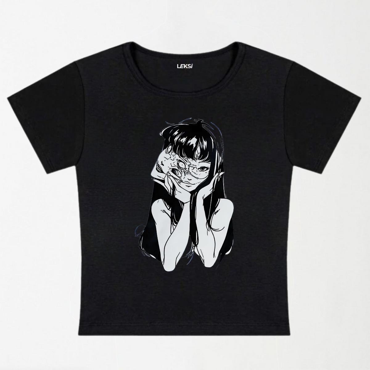 Tomie Poster Y2K Baby Tee