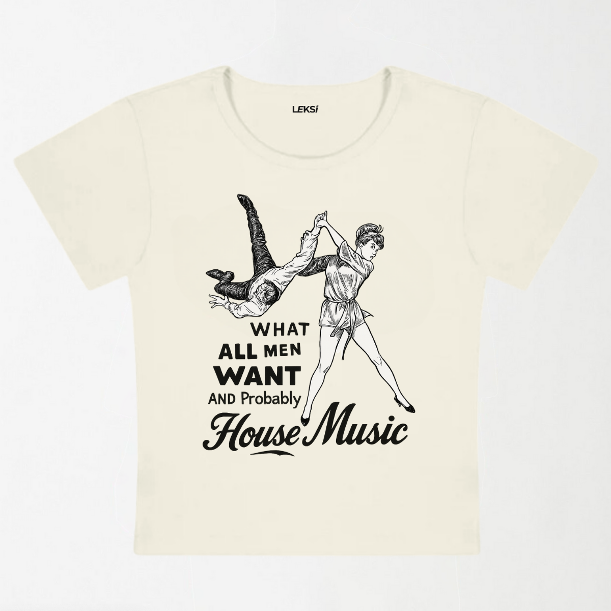 What All Men Want Y2K Baby Tee