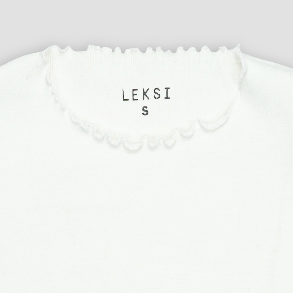 White Ribbed Shirt