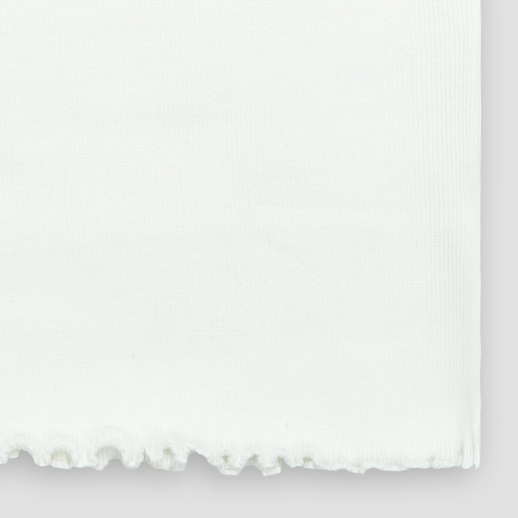 White Ribbed Shirt