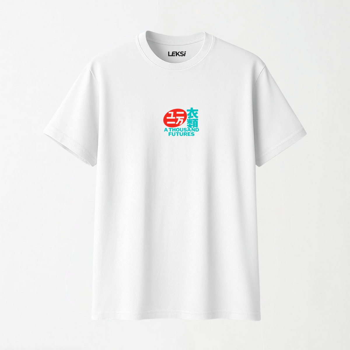 A Thousand Futures 'Lucky Cat' - Round Neck Unisex T Shirt S - Premium Unisex Graphic T-Shirt | LEKSI Pakistan