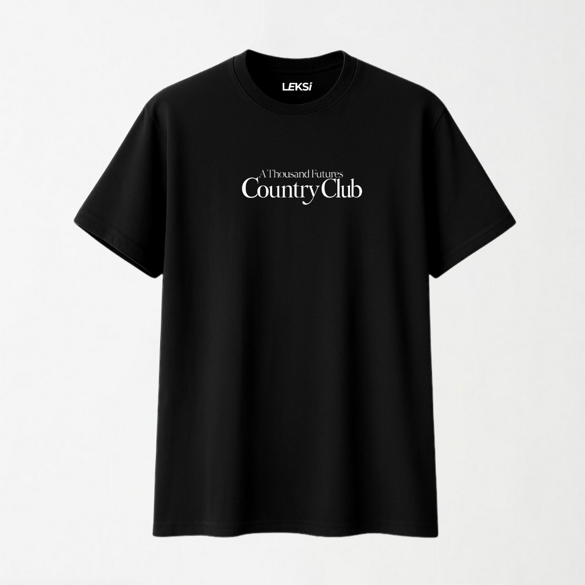 A Thousand Futures x Country Club - Round Neck Unisex T Shirt S - Premium Unisex Graphic T-Shirt | LEKSI Pakistan